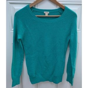J. Crew Teal Long Sleeve Sweater